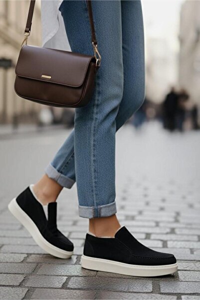 Majensia Half-High Suede Shoes