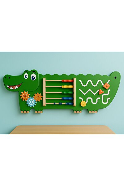 HOBBY HOUSE Kindergarten Fun Crocodile Figure Wall Game Activity