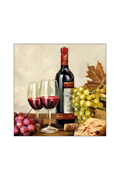 Ambiente Table napkins 33x33 cm Wine & Grapes FSC Mix