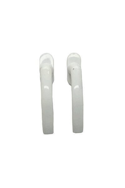 Go İthalat أداة مكونة من قطعتين، مقبض نافذة من البلاستيك الأبيض (5250)