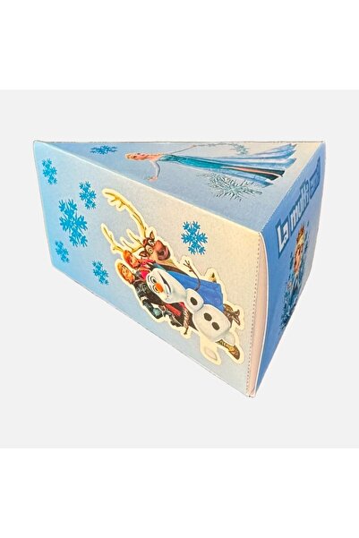 Disney Frozen Set of 5 cardboard boxes for cake slices, multi-colored, 11x8x6 cm, children's party set