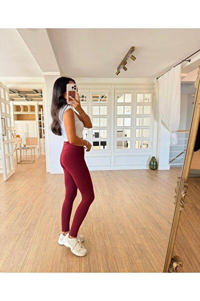 RMG BUTİK Γυναικείο casual και αθλητικό κολάν με ενισχυτικό αποτέλεσμα ψηλόμεσο