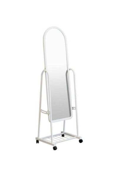 Roman Gifts Standing Mirror With Holder White 123*45*65cm