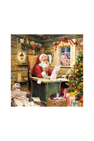 Ambiente Șervețele de masă 33x33 cm Mix FSC al lui Moș Crăciun