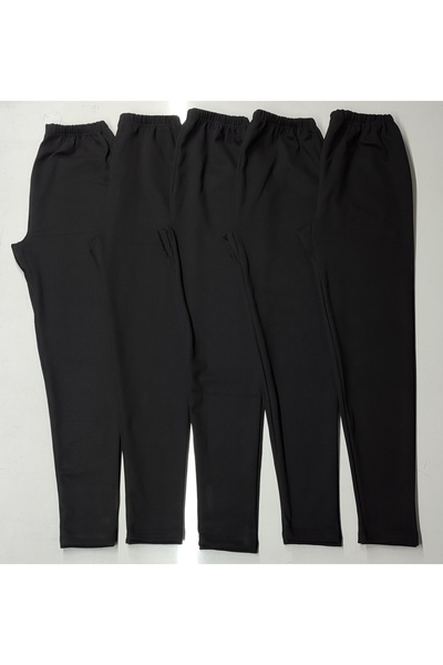 Medament 5-Piece Underwear Set Fleece-Lined Piece Tights (Black)