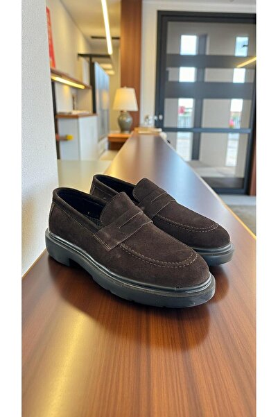 eforia 25121 Brown Genuine Leather Full Orthopedic Casual Daily Men's Shoes