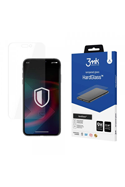 Apple 3MK HardGlass протектор за екран за iPhone 14 Pro Max, закалено стъкло,...