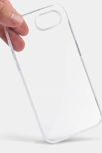 shoptocase iPhone 16E Compatible New Year-1 Patterned Transparent Silicone Phone Case