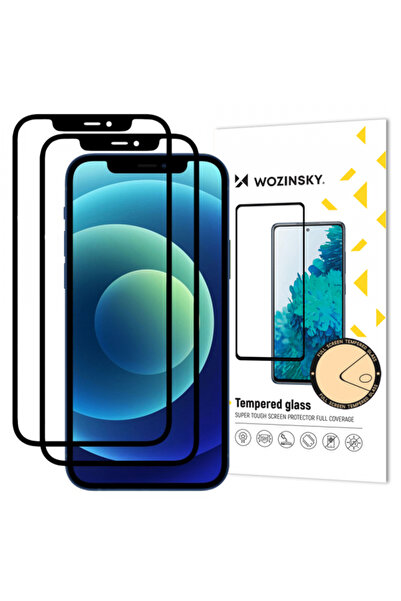 Apple Προστατευτικό οθόνης WZK για iPhone 12 / 12 Pro, σκληρυμένο γυαλί, πλήρ...