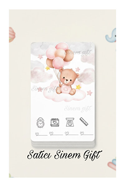 Sinem Gift 12 قطعة من بطاقات ذكريات الرضع الجدد - بطاقات ذكريات الطفل - بطاقا...