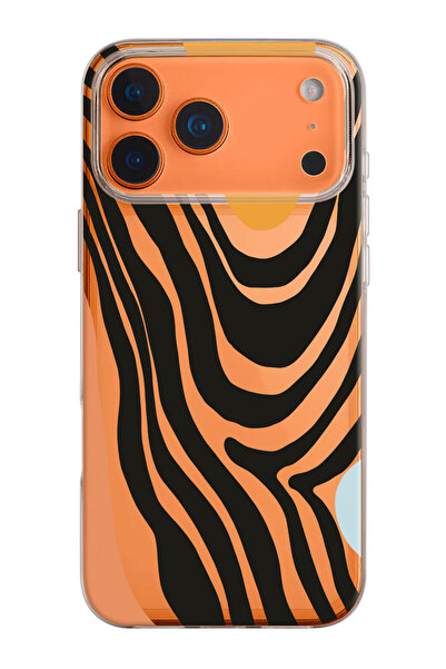 shoptocase حافظة هاتف من السيليكون الشفاف بنمط زيبرا آرت متوافقة مع هاتف iPho...