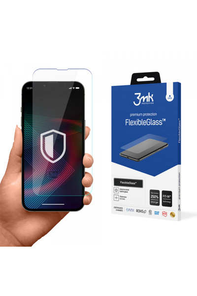 Apple Προστατευτικό οθόνης 3MK FlexibleGlass για iPhone 14 Pro / 14, Εύκαμπτο...