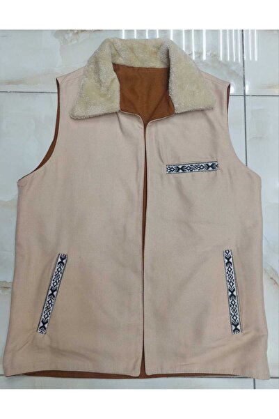 Generic سدريه دبل فيس رجالي لونين جملي و بيج قلاب