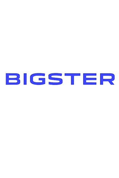 Oracal Car sticker written Bigster for hood or body, 40cm, blue