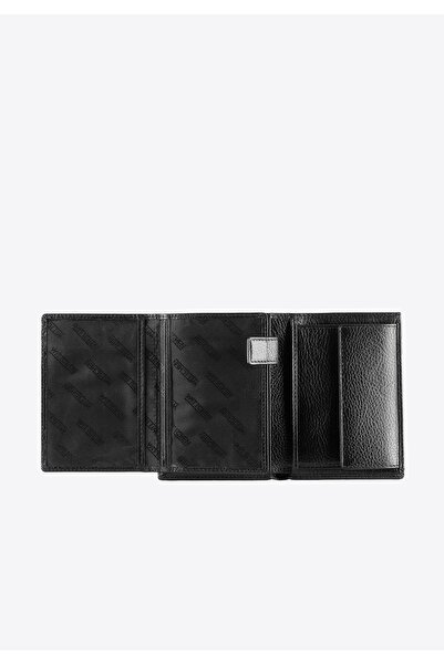 Wittchen Men's Leather Wallet with Registration Card Holder, Black, Leather