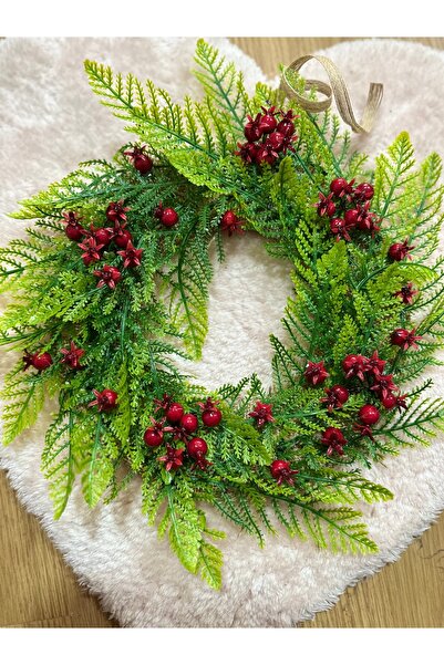Marrone New Year's Door Ornament Cochineal Wreath