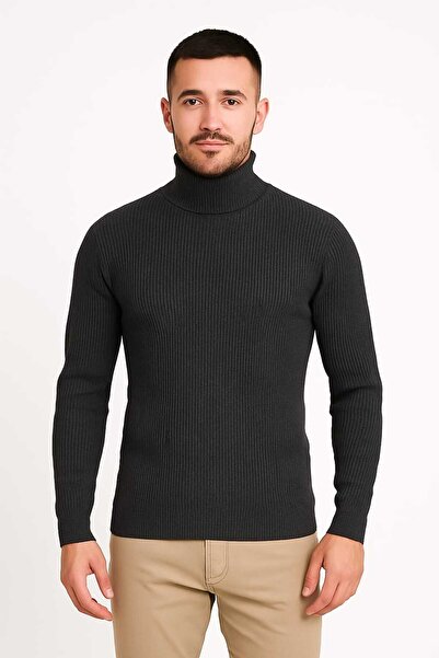 ANATOLIATEKSTILE 🧶 Men's Slim Fit briefcase made of fine knitwear - elegant, warm and comfortable Set of 4 pieces