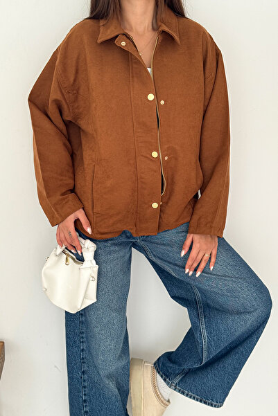 Noa Noa Γυναικείο παλτό με φερμουάρ και χρυσά κουμπιά – Στυλ με διάσταση