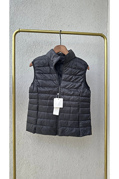BEYZA ŞENİL BUTİK Feather Vest - Black