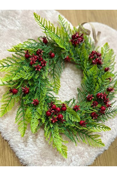 Marrone New Year's Door Ornament Cochineal Wreath