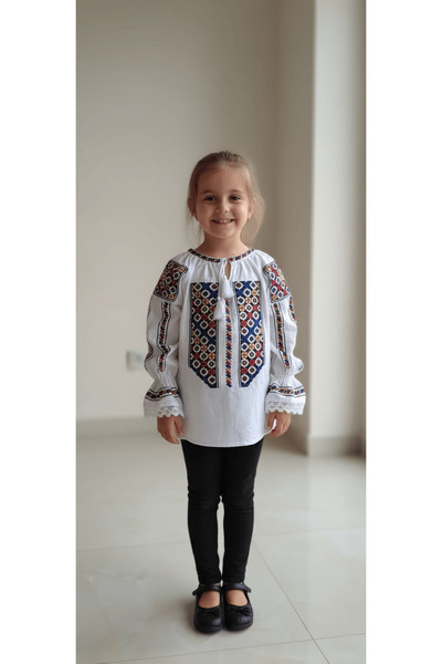 KidsMagazin Ie cu model geometric pentru fete