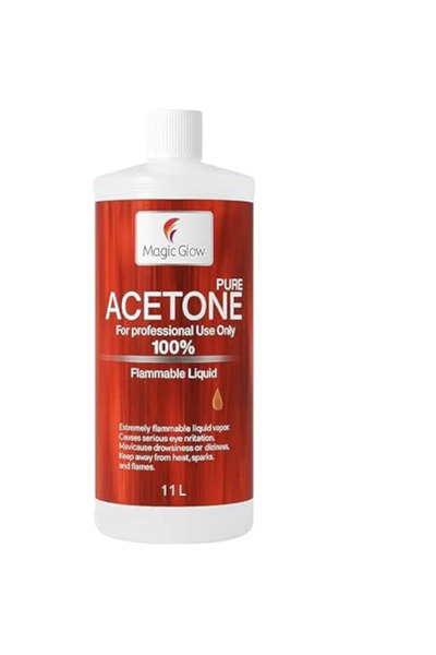 Generic ماجيك جلو أسيتون نقي، للاستخدام المهني فقط، 1 لتر، سائل قابل للاشتعال...