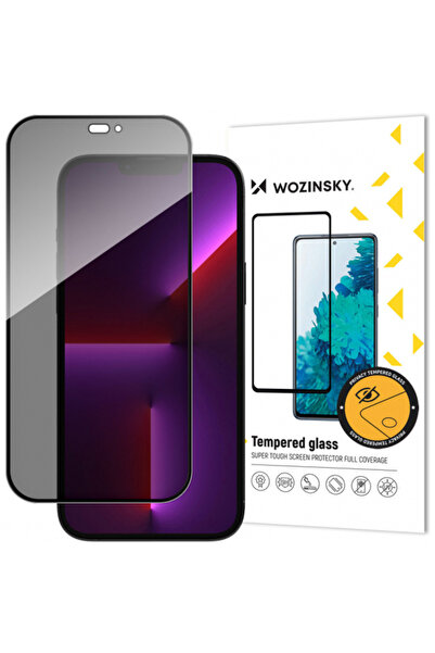 Apple Προστατευτικό οθόνης WZK AntiSpy για iPhone 14 Pro, σκληρυμένο γυαλί, π...