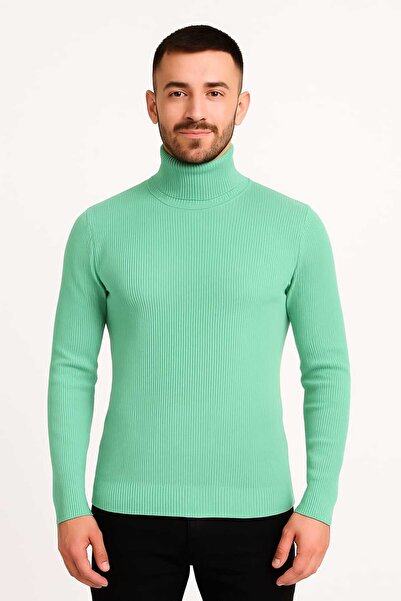 ANATOLIATEKSTILE 🧶 Men's Slim Fit briefcase made of fine knitwear - elegant, warm and comfortable Set of 4 pieces