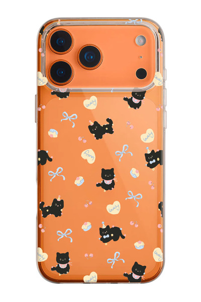 shoptocase حافظة هاتف من السيليكون الشفاف بنمط القطط الجميلة المتوافقة مع هات...