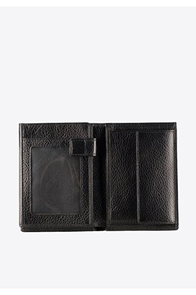 Wittchen Men's Leather Wallet with Registration Card Holder, Black, Leather