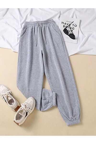 blackbonds Παντελόνι φούτερ Jogger Unisex με 3 νήματα, ίσια ψηλή μέση, ελαστι...