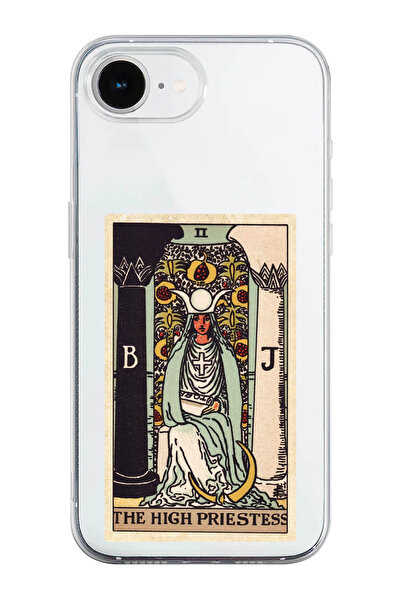 shoptocase غطاء هاتف شفاف من السيليكون بنمط التارو للسيدة الدينية العليا متوا...