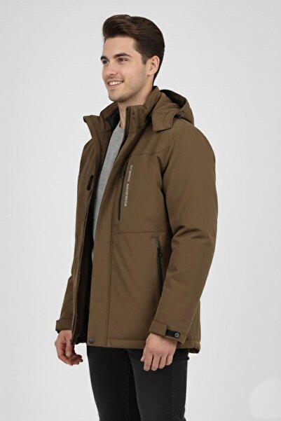 DYNAMO Men's Hooded Sports Coat 2 Piece Regular Fit 3361 Bgl-St04901