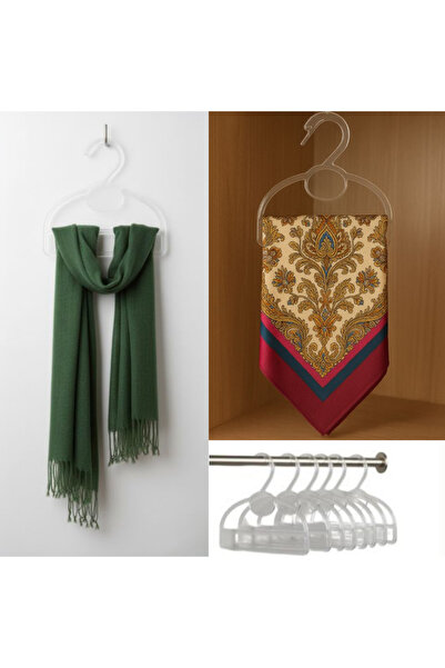 CİYESKA Şal ve Eşarp Askısı - Kemer - Fular - Atkı - Kravat Askılığı