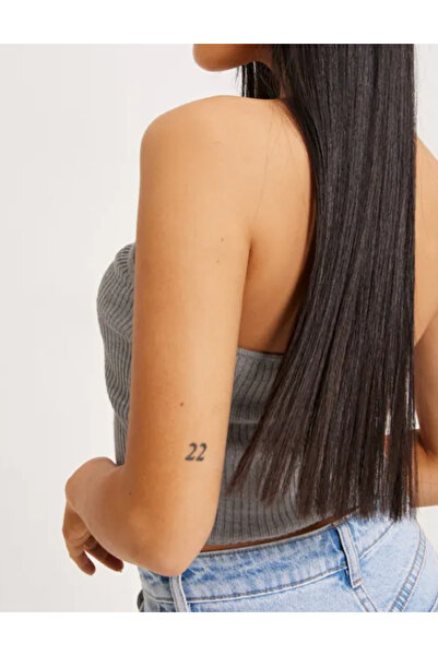 PIECES Top Pieces, gri