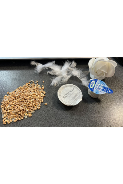 Inovius Mirodenii prima baita - 6 Piese - Orez, Grau, Petale de trandafir, Lapte, Miere, Fulgi