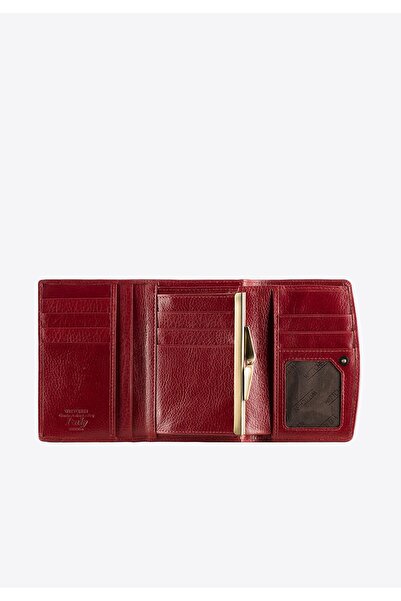 Wittchen Women's Leather Medium Wallet Red Leather