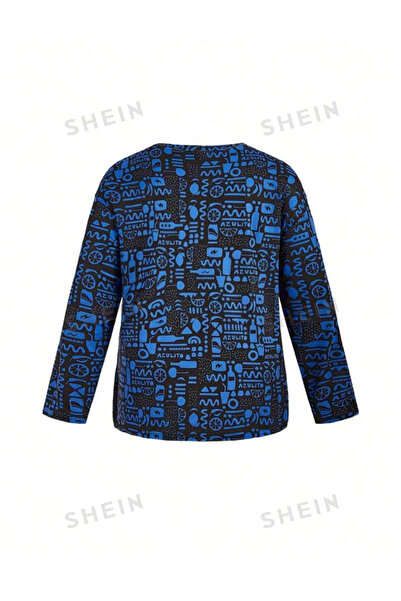 Sheya Shein Curve+ blouse, mix colors