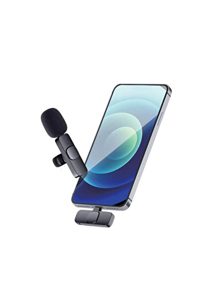 Fuchsia K9 Lightining Compatible-Noise Cancelling and 20-Meter Range 2 Pieces Wireless Digital Lavalier Microphone