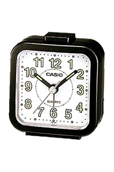 Casio Analog Alarm Table Clock Black/White