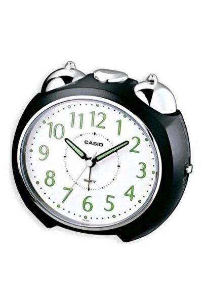 Casio Table Analog Alarm Clock Black/Silver 13x11.6x9cm
