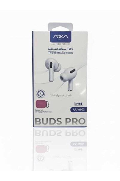 AOKA SMART Buds Pro | TWS Wireless Earphones | Deep Bass | Touch Control | With Silicone Case