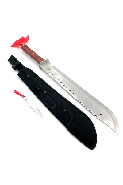 OEM Hunting machete-style sword, 70 cm, knife attached to sheath