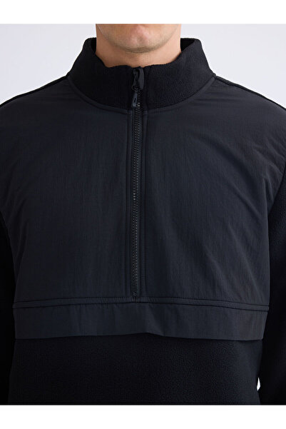 LC Waikiki Hanorac pentru bărbați, cu guler lung, cu mânecă lungă