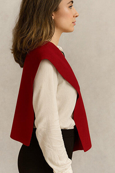 Sebir Moda Single Color Knitwear Acrylic Daily Office Shawl