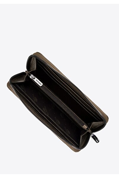 Wittchen Woman Large women's leather wallet with embossing gold gold