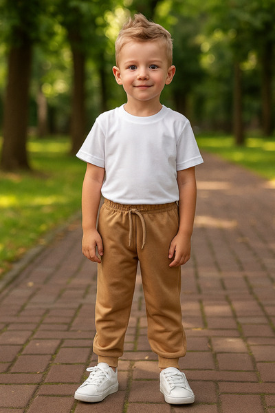 ABAS Children's Tracksuit with Elastic Waistband and Elasticated Cuffs with P...