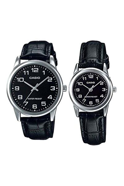 Casio Water Resistant Analog Couple Watch Set MTP/LTP-V001L-1BUDF