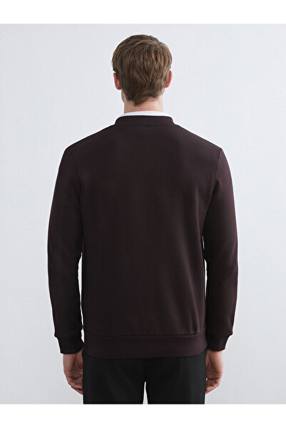 LC Waikiki Ανδρικό φούτερ με χοντρό φερμουάρ College Collar