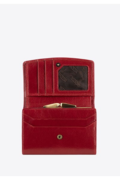 Wittchen Women's Leather Medium Wallet Red Leather